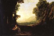 Claude Lorrain Landscape with a the Penitent Magdalen oil painting on canvas